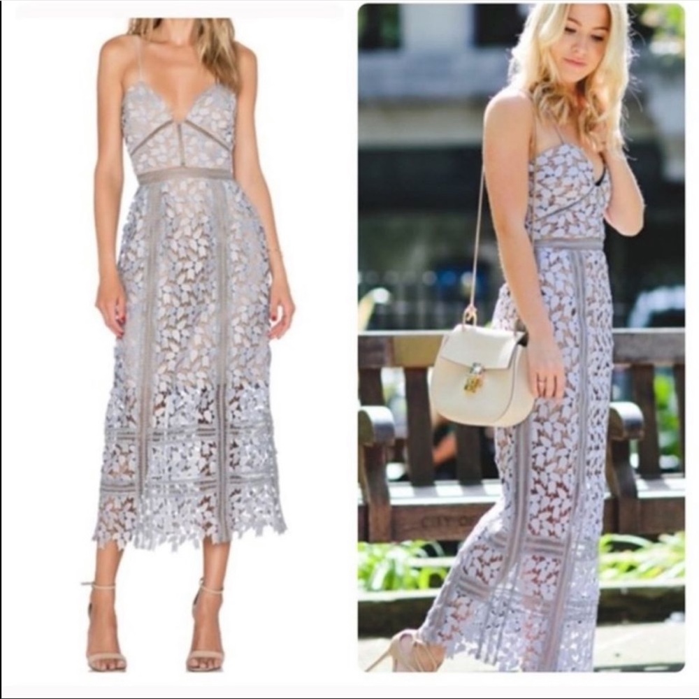 Anthropologie Elliatt Lilac Lace Dress New with tag size XS